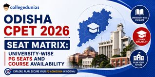 Odisha CPET 2026 Seat Matrix: University-Wise PG Seats and Course Availability